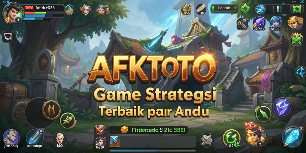 Screenshot AFKTOTO menampilkan strategi dan taktik dalam gameplay.