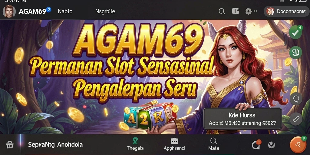 Menampilkan gameplay AGAM69 dengan grafis slot yang menawan.