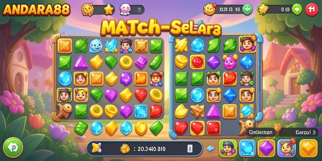 Tampilan gameplay seru dan menantang di ANDARA88.