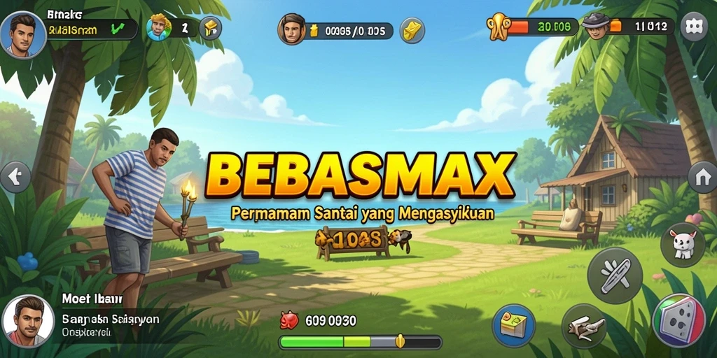Tampilan gameplay menarik dari BEBASMAX yang menampilkan keseruan.