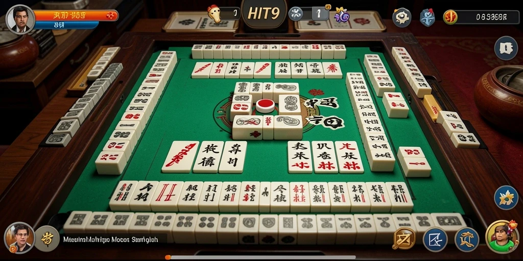 Tampilan menarik dari gameplay <strong>HIT9</strong> yang penuh tantangan Mahjong.