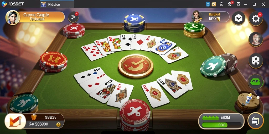 Tampilan menarik dari gameplay Gaple di IOSBET, seru dan penuh strategi.