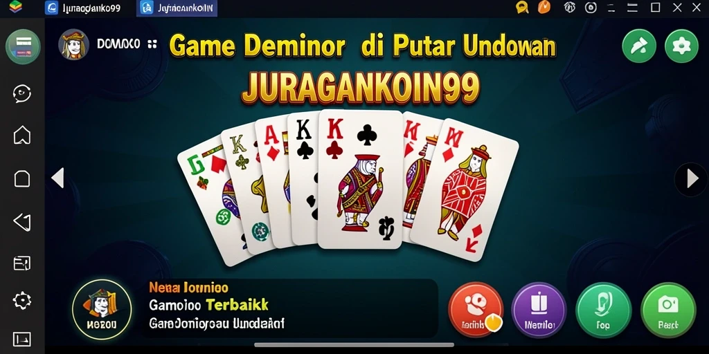 Tampilan gameplay Domino yang penuh tantangan dan interaksi.