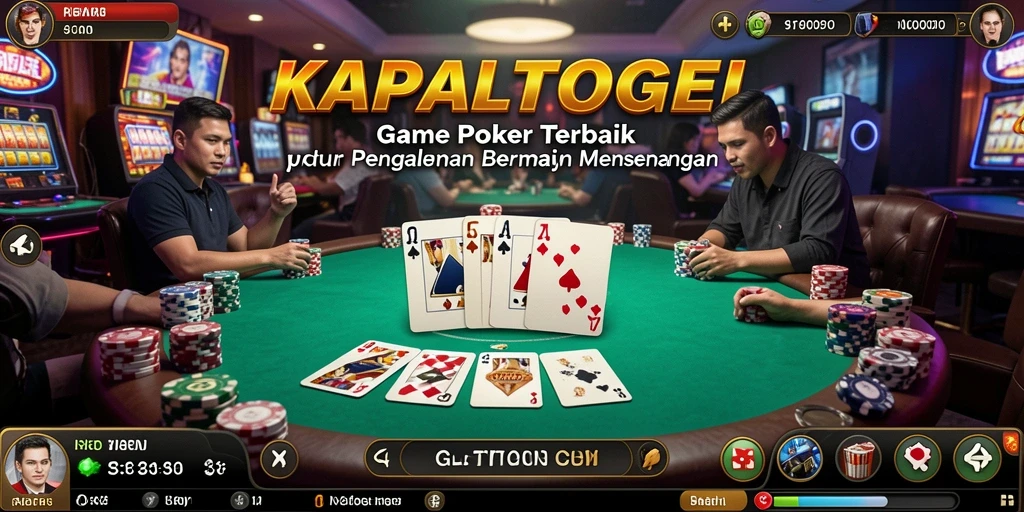 Screenshot gameplay KAPALTOGEL yang menampilkan suasana Poker yang seru.