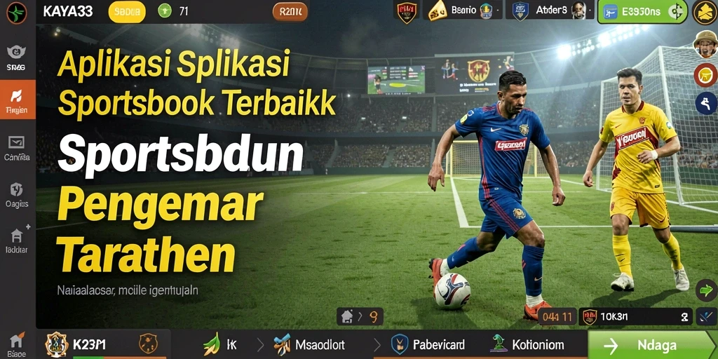 Tampilan menarik dari aplikasi KAYA33 saat bermain Sportsbook.
