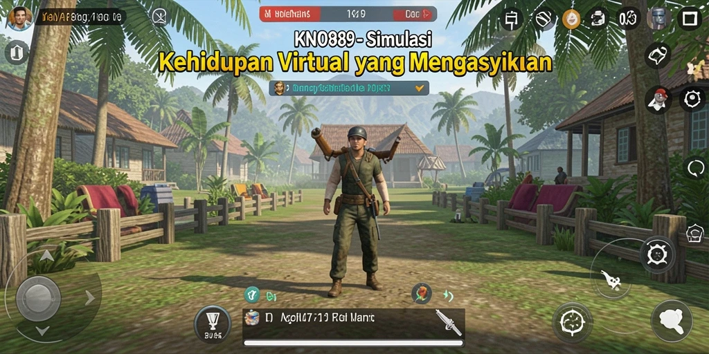 Tampilan gameplay KNO89 yang penuh warna dan interaktif.