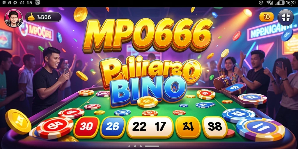 Tampilan gameplay seru MPO666 dengan pemain aktif di Bingo.