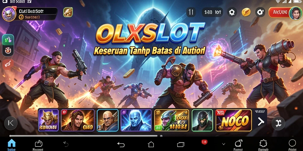 Gameplay seru OLXSLOT dengan pertempuran intens dan karakter menarik.