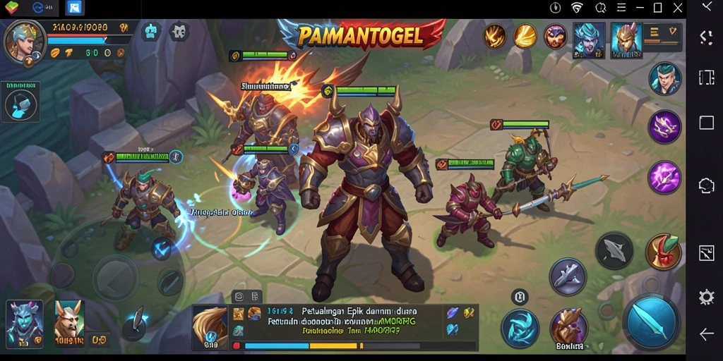 Tampilan gameplay menarik dari PAMANTOGEL yang memukau.