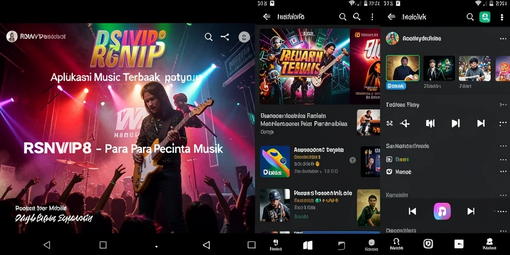 Tampilan gameplay interaktif RSNVIP8 yang menyenangkan dalam menikmati musik.