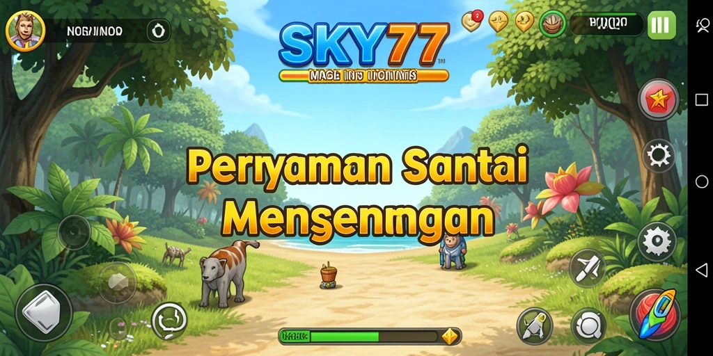 Screenshot menunjukkan gameplay Casual yang menarik di SKY77.