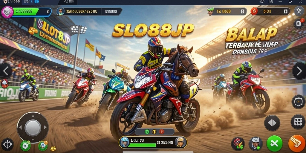 Gameplay Racing SLOT88JP yang seru dan menantang.