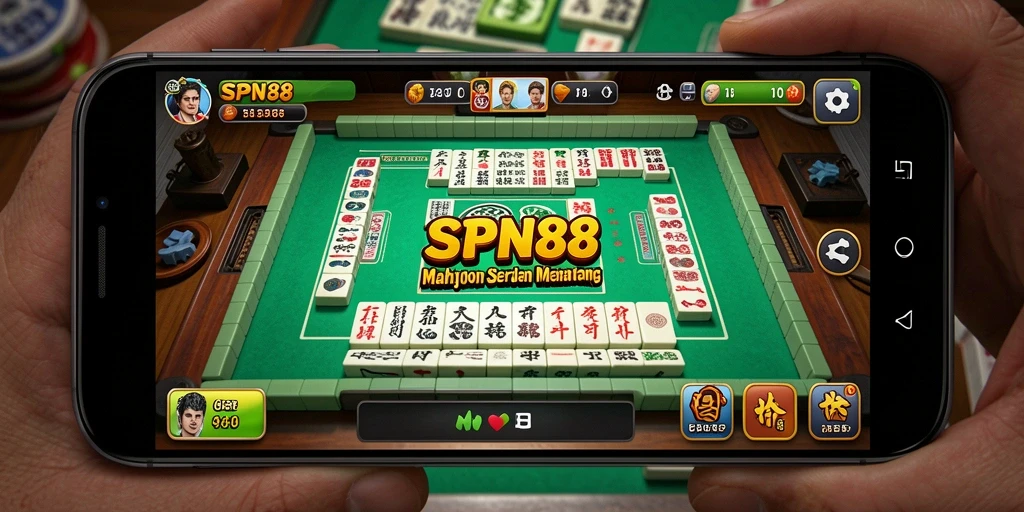 Tampilan gameplay SPN88 yang menarik saat bermain Mahjong.