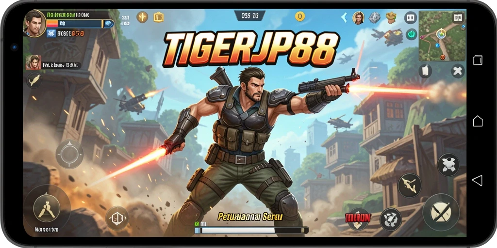 Tangkapan layar dari gameplay seru di TIGERJP88.