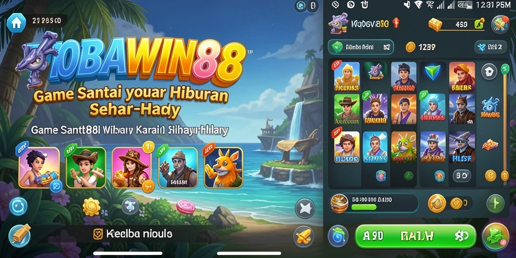 Tangkapan layar TOBAWIN88 menampilkan gameplay menarik dan menyenangkan.