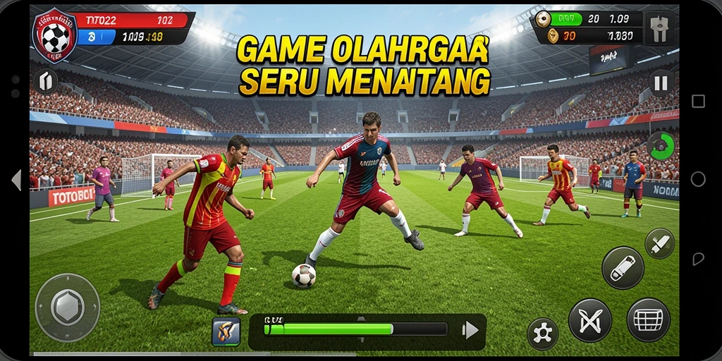 Tampilan gameplay TOTO22 yang seru dan penuh aksi olahraga.