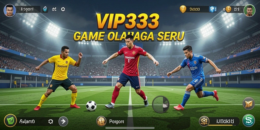 Screenshot utama VIP333 menampilkan gameplay olahraga yang intens dan menegangkan.