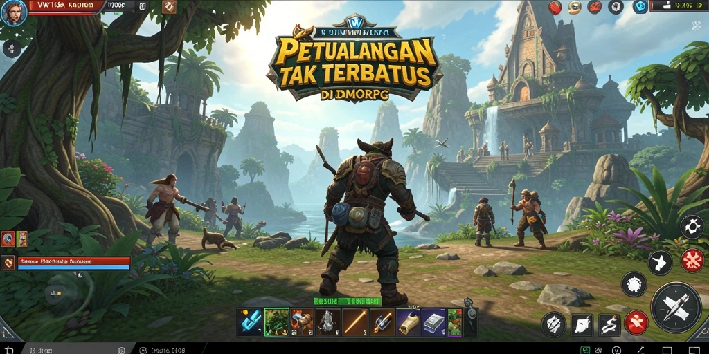 Gameplay seru VW108 dalam dunia MMORPG yang menantang.