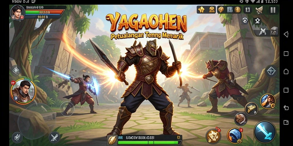 Tangkapan layar menunjukkan aksi intens dalam YAGAOHEN.